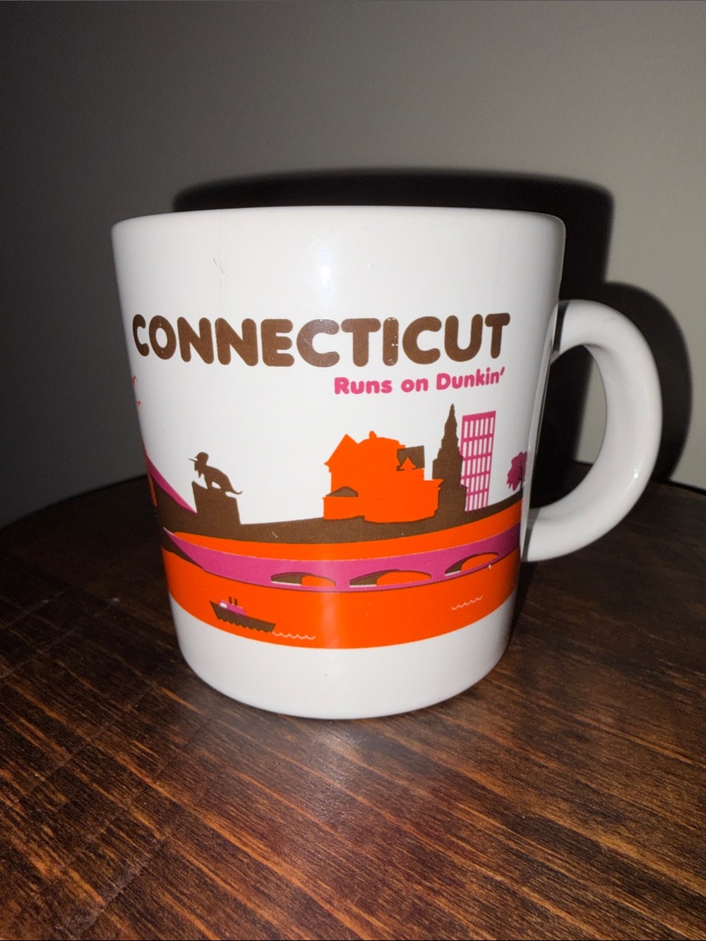Dunkin’ Donuts Connecticut Ceramic Mug - Runs on Dunkin’